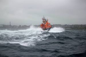 Wick Lifeboat in the swell